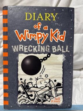 Diary of a Wimpy Kid: Wrecking Ball Hardcover - Gray & Orange